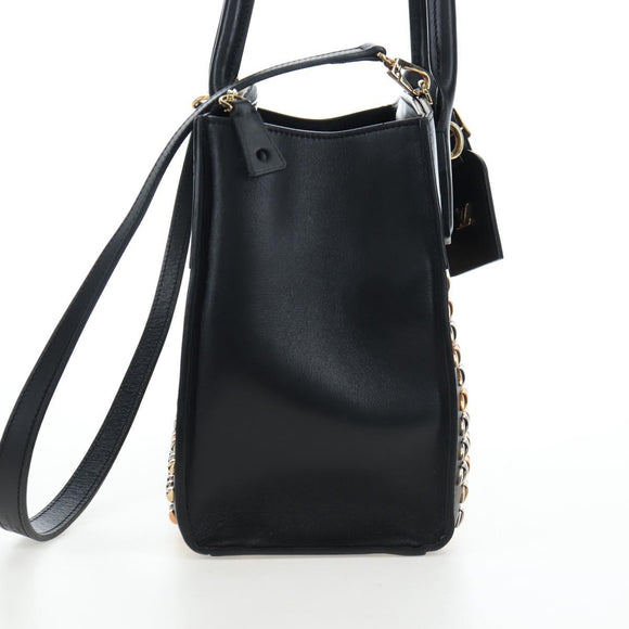 LOUIS VUITTON City Steamer PM Hand Bag Calf Skin Black M51021 LV Auth ka5186SV