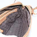 BOTTEGA VENETA INTRECCIATO Shoulder Bag Leather Outlet Brown Gold Auth ka5188A-18