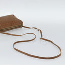 BOTTEGA VENETA INTRECCIATO Shoulder Bag Leather Outlet Brown Gold Auth ka5188A-7