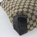 GUCCI GG Canvas Tote Bag Black 019 0402 Auth ka5189-17