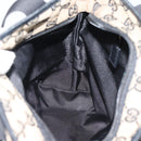 GUCCI GG Canvas Tote Bag Black 019 0402 Auth ka5189-21