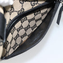 GUCCI GG Canvas Tote Bag Black 019 0402 Auth ka5189-24