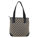 GUCCI GG Canvas Tote Bag Black 019 0402 Auth ka5189-2