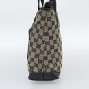 GUCCI GG Canvas Tote Bag Black 019 0402 Auth ka5189-4