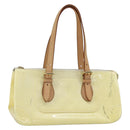 LOUIS VUITTON Monogram Vernis Rosewood Avenue Hand Bag Perle M93508 Auth ka519-1