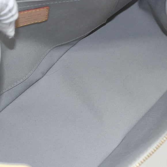 LOUIS VUITTON Monogram Vernis Rosewood Avenue Hand Bag Perle M93508 Auth ka519