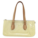 LOUIS VUITTON Monogram Vernis Rosewood Avenue Hand Bag Perle M93508 Auth ka519-13