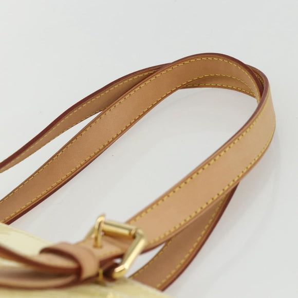 LOUIS VUITTON Monogram Vernis Rosewood Avenue Hand Bag Perle M93508 Auth ka519