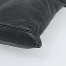 BALENCIAGA Neo Sketch Shoulder Bag Leather Black Silver 390924 Auth ka5190-9