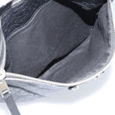 BALENCIAGA Neo Sketch Shoulder Bag Leather Black Silver 390924 Auth ka5190-22