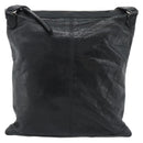 BALENCIAGA Neo Sketch Shoulder Bag Leather Black Silver 390924 Auth ka5190-2