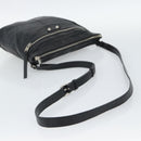 BALENCIAGA Neo Sketch Shoulder Bag Leather Black Silver 390924 Auth ka5190-7