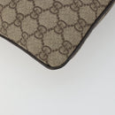 GUCCI GG Supreme Shoulder Bag PVC Leather Beige Silver 141626 Auth ka5191-13