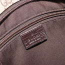 GUCCI GG Supreme Shoulder Bag PVC Leather Beige Silver 141626 Auth ka5191-16