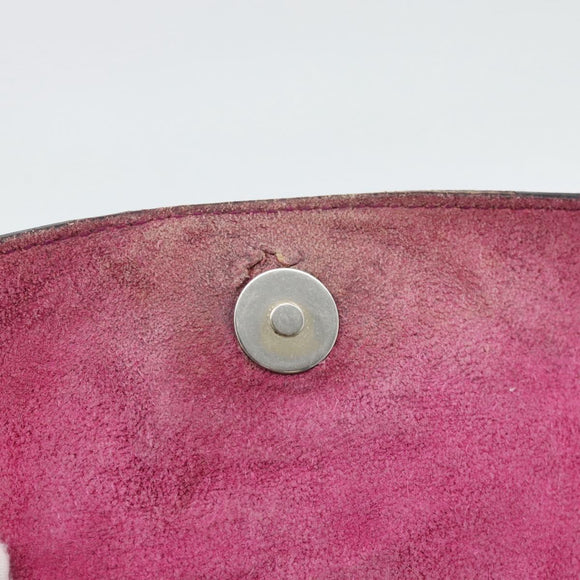 GUCCI Chain Soho Shoulder Bag Patent Pink Gold 336752 Auth ka5192