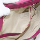 GUCCI Chain Soho Shoulder Bag Patent Pink Gold 336752 Auth ka5192-22