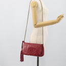 GUCCI Chain Soho Shoulder Bag Patent Pink Gold 336752 Auth ka5192-24
