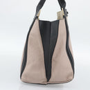 Chloe Alison Hand Bag Leather Pink Black Auth ka5193-4