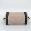 Chloe Alison Hand Bag Leather Pink Black Auth ka5193-9