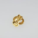 Christian Dior Earring Metal Gold Tone Auth ka5195V-3