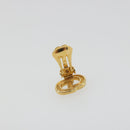 Christian Dior Earring Metal Gold Tone Auth ka5195V-4