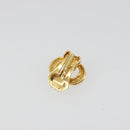 Christian Dior Earring Metal Gold Tone Auth ka5195V-7