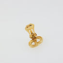 Christian Dior Earring Metal Gold Tone Auth ka5195V-8