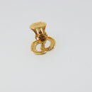 Christian Dior Earring Metal Gold Tone Auth ka5195V-9
