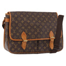 LOUIS VUITTON Monogram Gibeciere GM Shoulder Bag M42246 LV Auth ka5197-1
