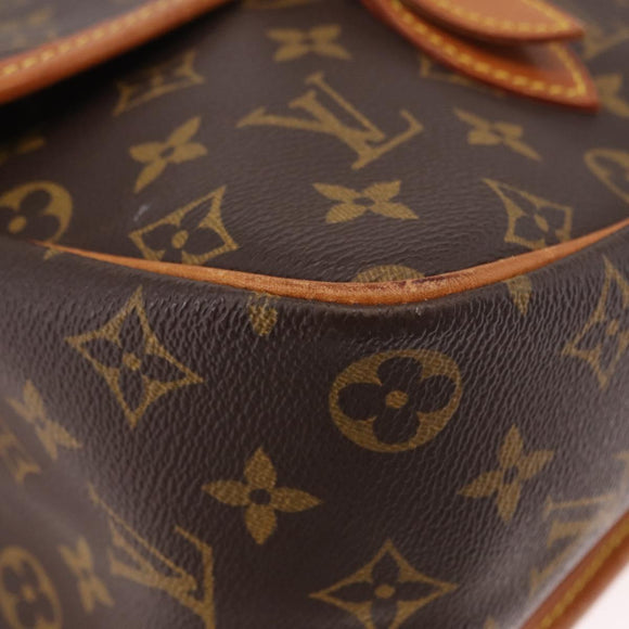 LOUIS VUITTON Monogram Gibeciere GM Shoulder Bag M42246 LV Auth ka5197