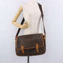 LOUIS VUITTON Monogram Gibeciere GM Shoulder Bag M42246 LV Auth ka5197-27