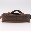 LOUIS VUITTON Monogram Gibeciere GM Shoulder Bag M42246 LV Auth ka5197-5
