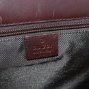 GUCCI GG Supreme Business Bag PVC Leather Beige Silver 34044 Auth ka5200-19