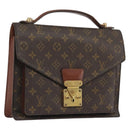 LOUIS VUITTON Monogram Monceau 28 Hand Bag M51185 LV Auth ka5201-1