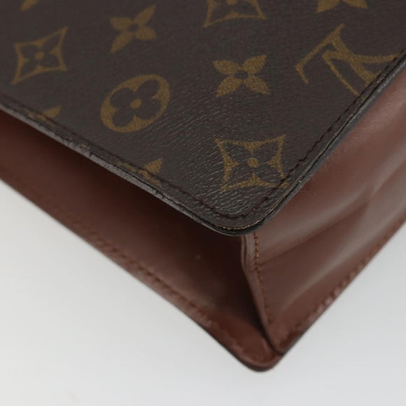 LOUIS VUITTON Monogram Monceau 28 Hand Bag M51185 LV Auth ka5201