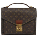 LOUIS VUITTON Monogram Monceau 28 Hand Bag M51185 LV Auth ka5201-13