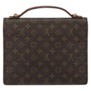 LOUIS VUITTON Monogram Monceau 28 Hand Bag M51185 LV Auth ka5201-2