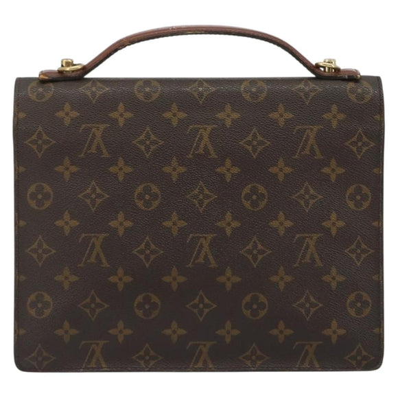 LOUIS VUITTON Monogram Monceau 28 Hand Bag M51185 LV Auth ka5201