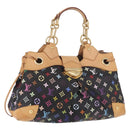 LOUIS VUITTON Monogram Multicolor Ursula Tote Bag Black M40124 LV Auth ka5202V-1