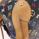 LOUIS VUITTON Monogram Multicolor Ursula Tote Bag Black M40124 LV Auth ka5202V-10