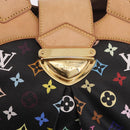 LOUIS VUITTON Monogram Multicolor Ursula Tote Bag Black M40124 LV Auth ka5202V-14