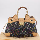 LOUIS VUITTON Monogram Multicolor Ursula Tote Bag Black M40124 LV Auth ka5202V-27