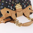 LOUIS VUITTON Monogram Multicolor Ursula Tote Bag Black M40124 LV Auth ka5202V-6