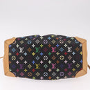 LOUIS VUITTON Monogram Multicolor Ursula Tote Bag Black M40124 LV Auth ka5202V-9