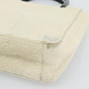 PRADA Hand Bag Harako Leather Beige Auth ka5203-10