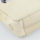 PRADA Hand Bag Harako Leather Beige Auth ka5203-11