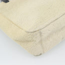 PRADA Hand Bag Harako Leather Beige Auth ka5203-13