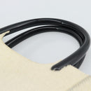 PRADA Hand Bag Harako Leather Beige Auth ka5203-8