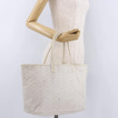 GOYARD Herringbone Saint Louis PM Tote Bag PVC White Auth ka5207-19