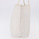 GOYARD Herringbone Saint Louis PM Tote Bag PVC White Auth ka5207-5